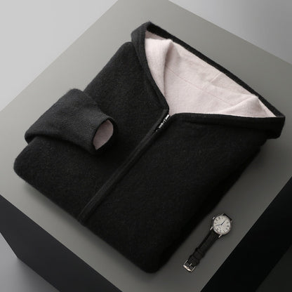 Men's Long Sleeve Zip-Up Hoodie | Casual Style