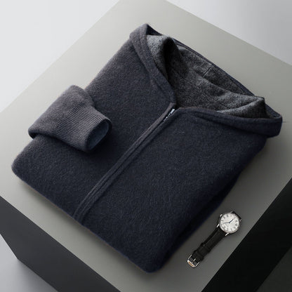 Men's Long Sleeve Zip-Up Hoodie | Casual Style