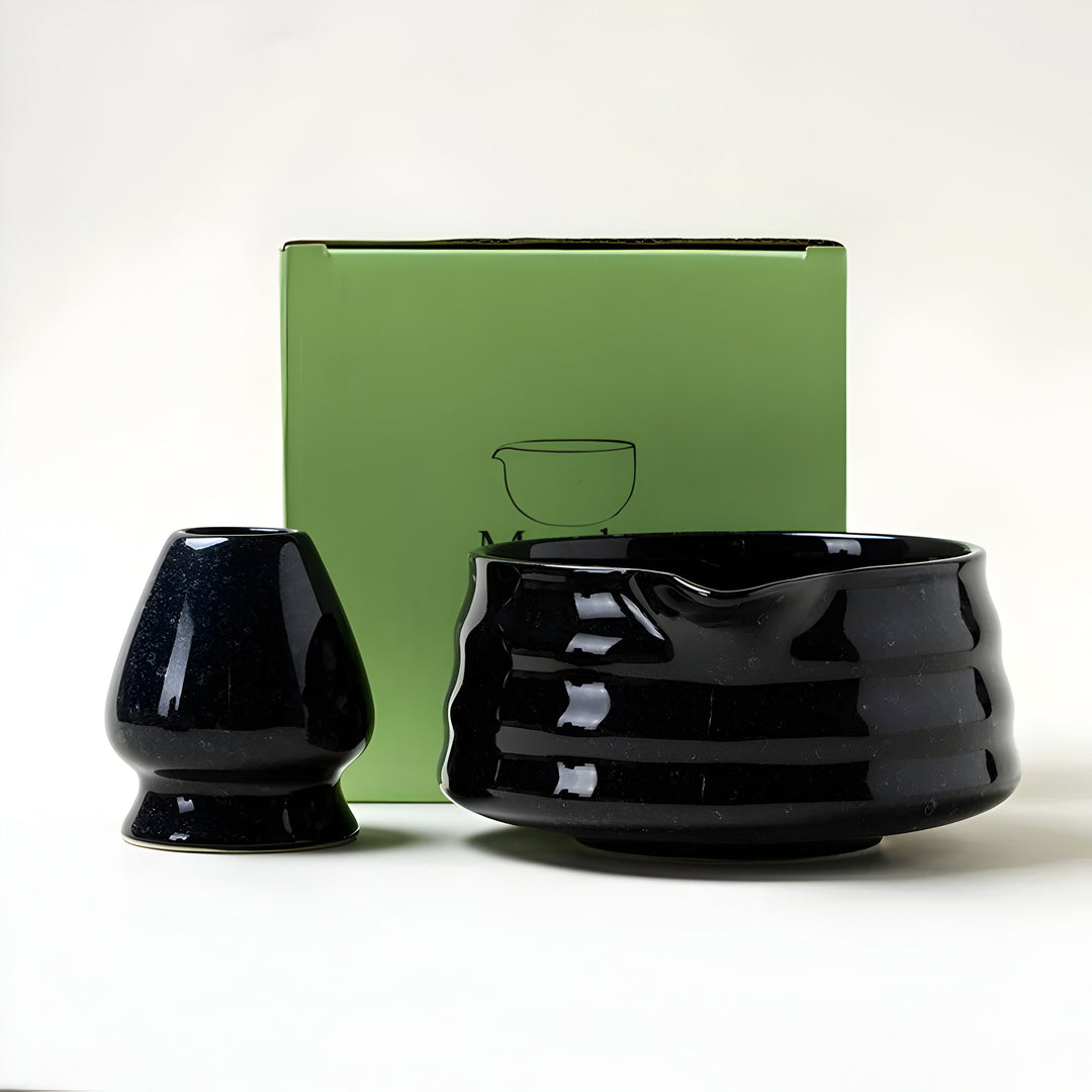 Ensemble Matcha – Un ensemble traditionnel pour préparer le matcha avec bol, parfait pour se détendre à la maison.