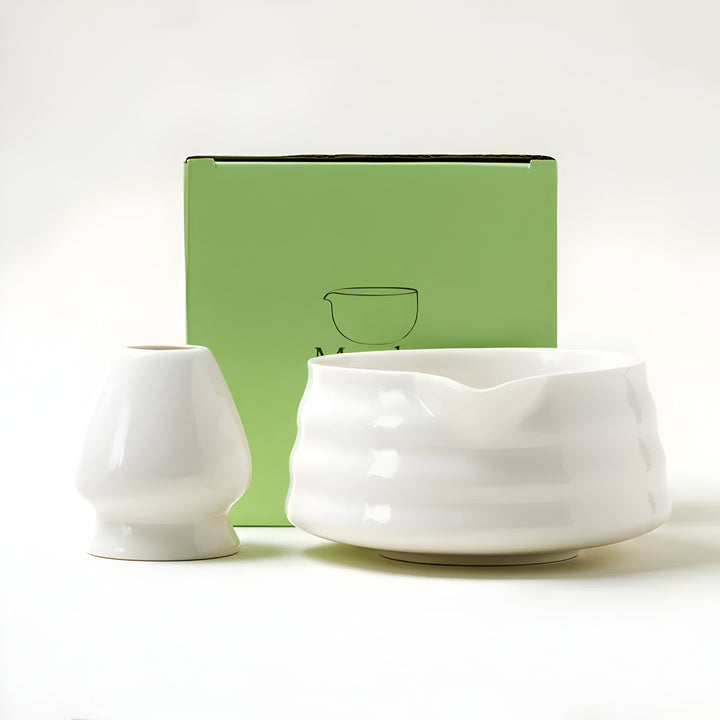 Ensemble Matcha – Un ensemble traditionnel pour préparer le matcha avec bol, parfait pour se détendre à la maison.