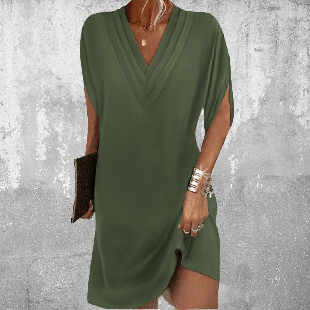 Minetta - Elegantes Kleid, das den Bauch bedeckt 0