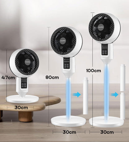 Moderní 3D ventilátor pro cirkulaci vzduchu
