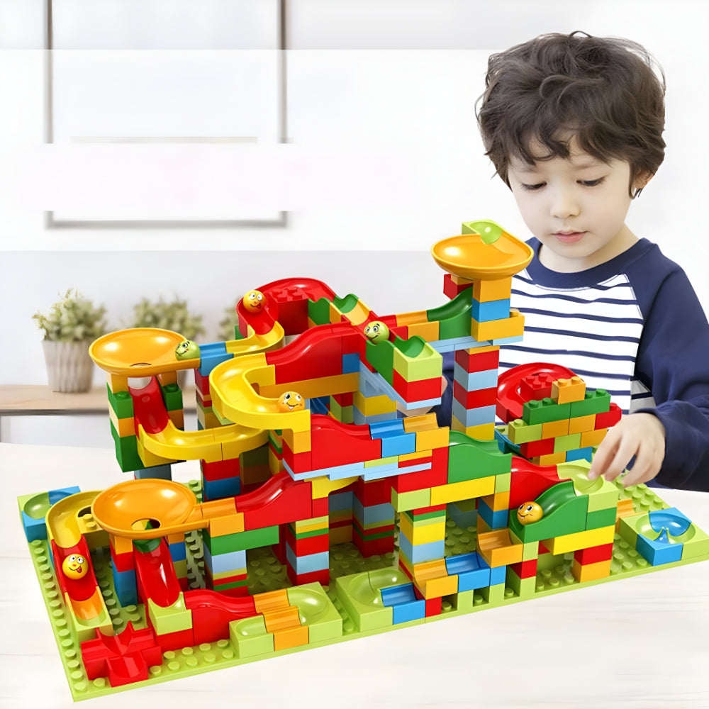 Murmelbahn Kinder Bauspielzeug Bunt Kunststoff 1