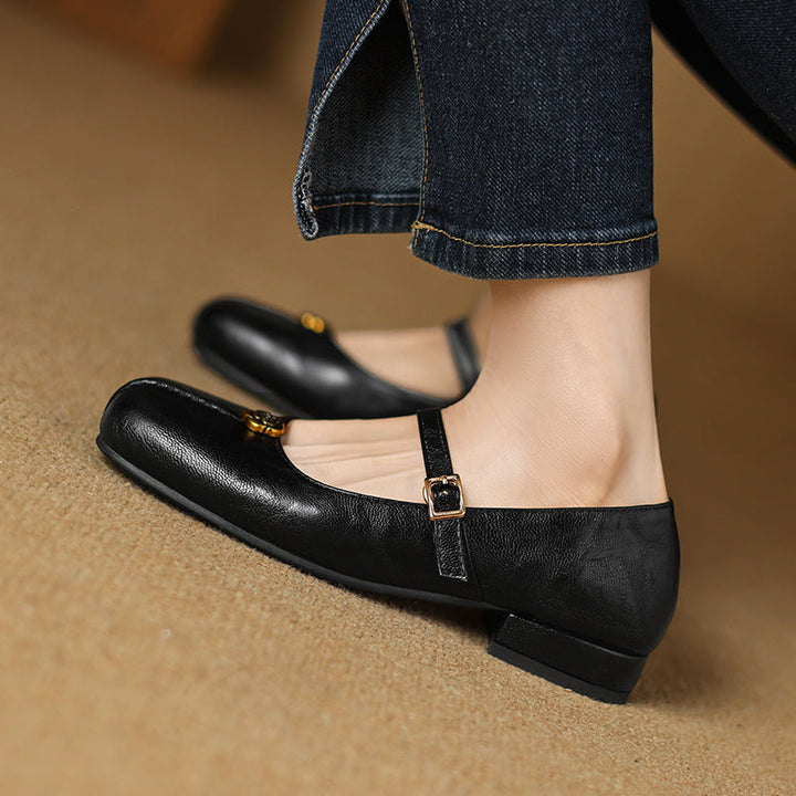 Natalie | Damen-Ballerinas mit Riemen für den Frühling 2