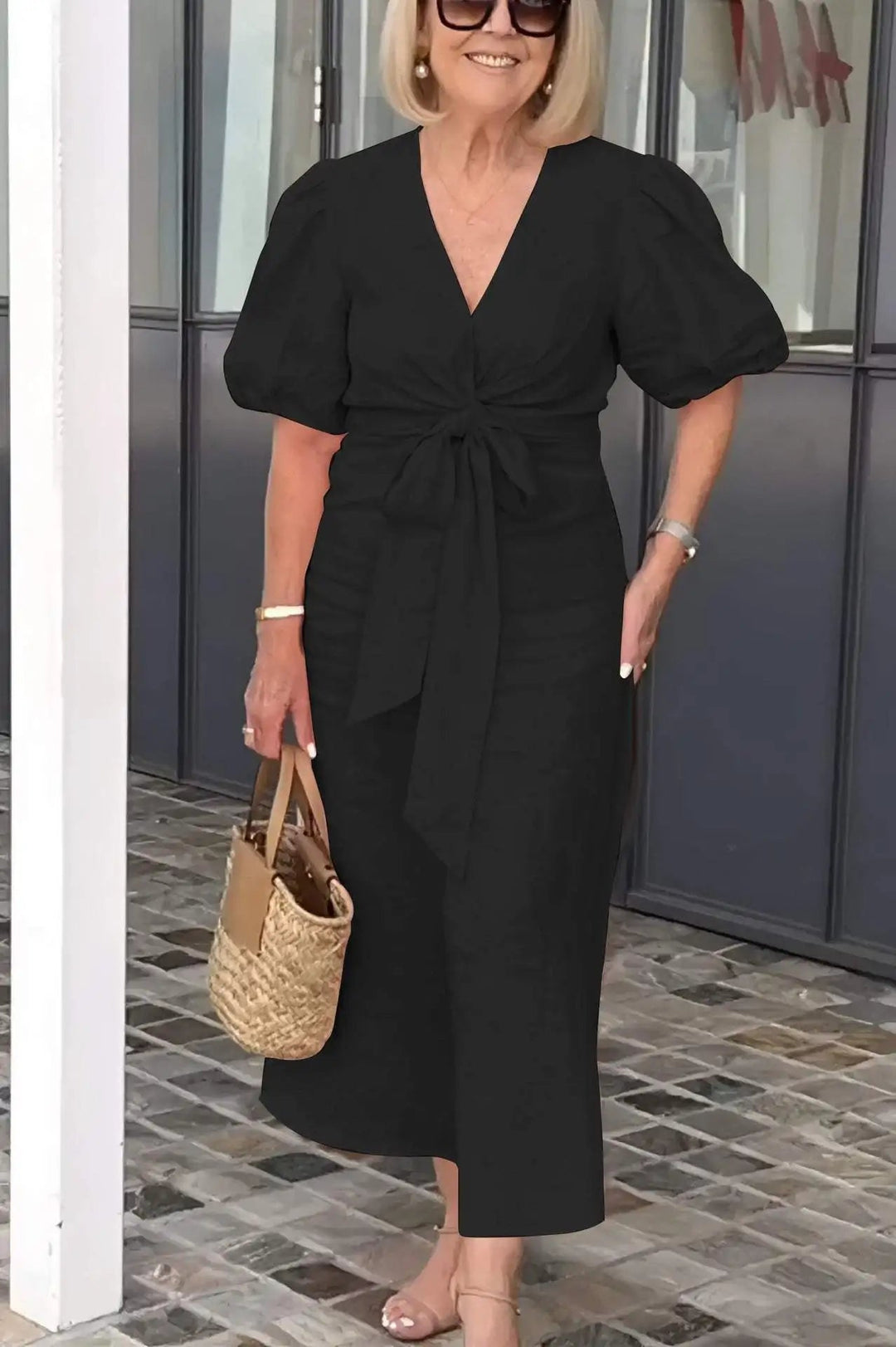Natasha - Elegantes Kleid mit V-Ausschnitt 5