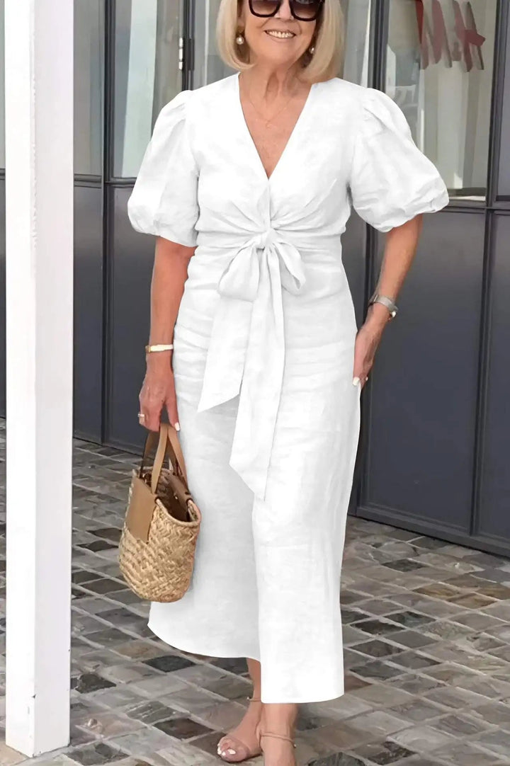Natasha - Elegantes Kleid mit V-Ausschnitt 6