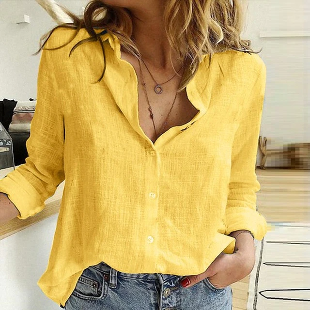 Kinga | Women's Loose Blouse with Buttons