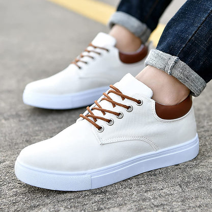 Niedrige Sneaker Herren aus Atmungsaktivem Material mit Gepolstertem Kragen und Flexibler Schnürung – Ideal für Den Alltag