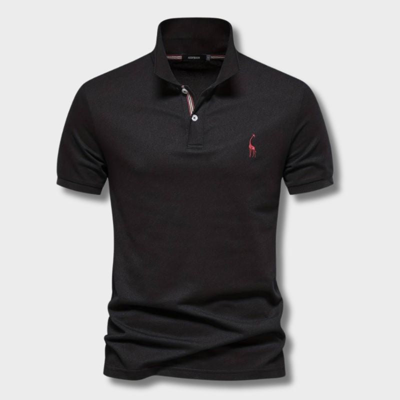 Noah | Slim Fit Klassisches Poloshirt mit sportlichem Kragen-Detail 1