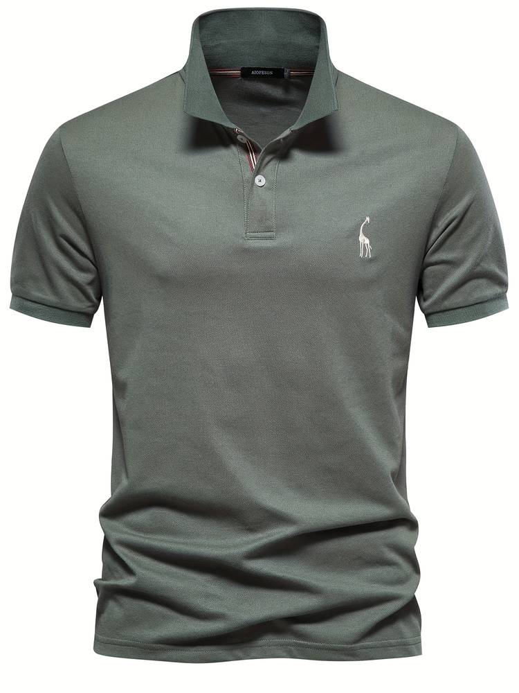 Noah | Slim Fit Klassisches Poloshirt mit sportlichem Kragen-Detail 3