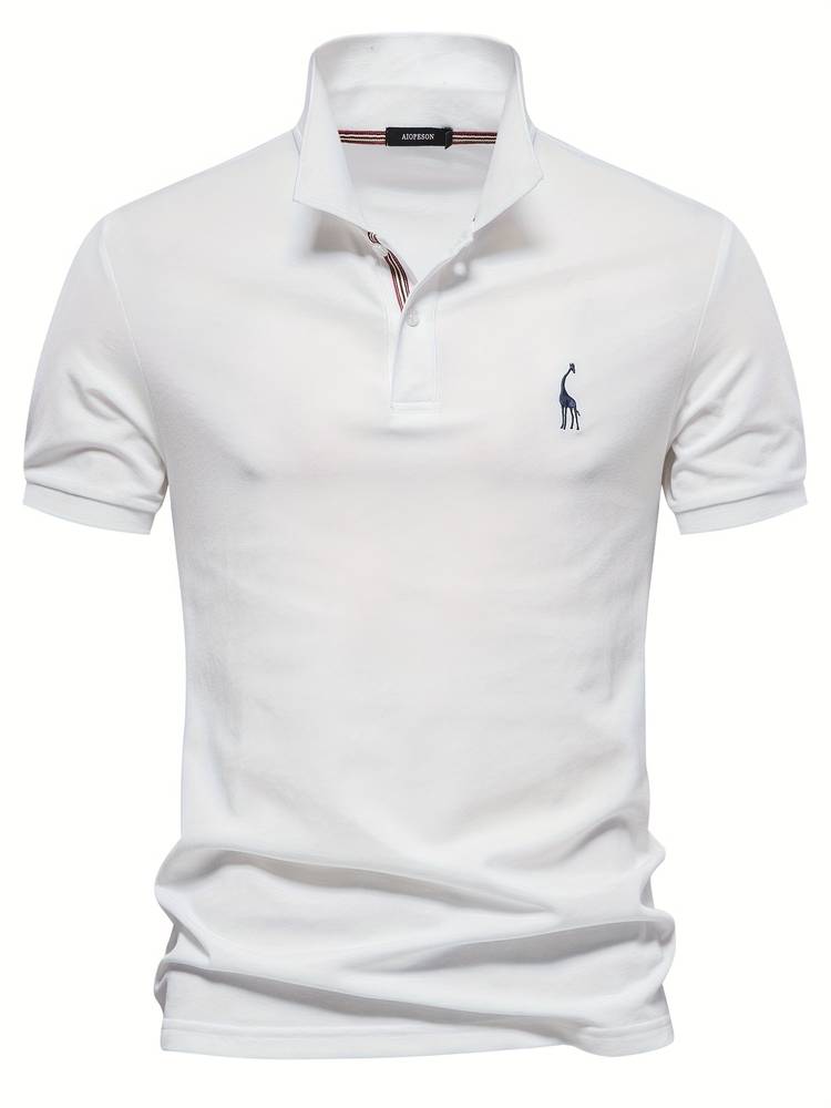 Noah | Slim Fit Klassisches Poloshirt mit sportlichem Kragen-Detail 4