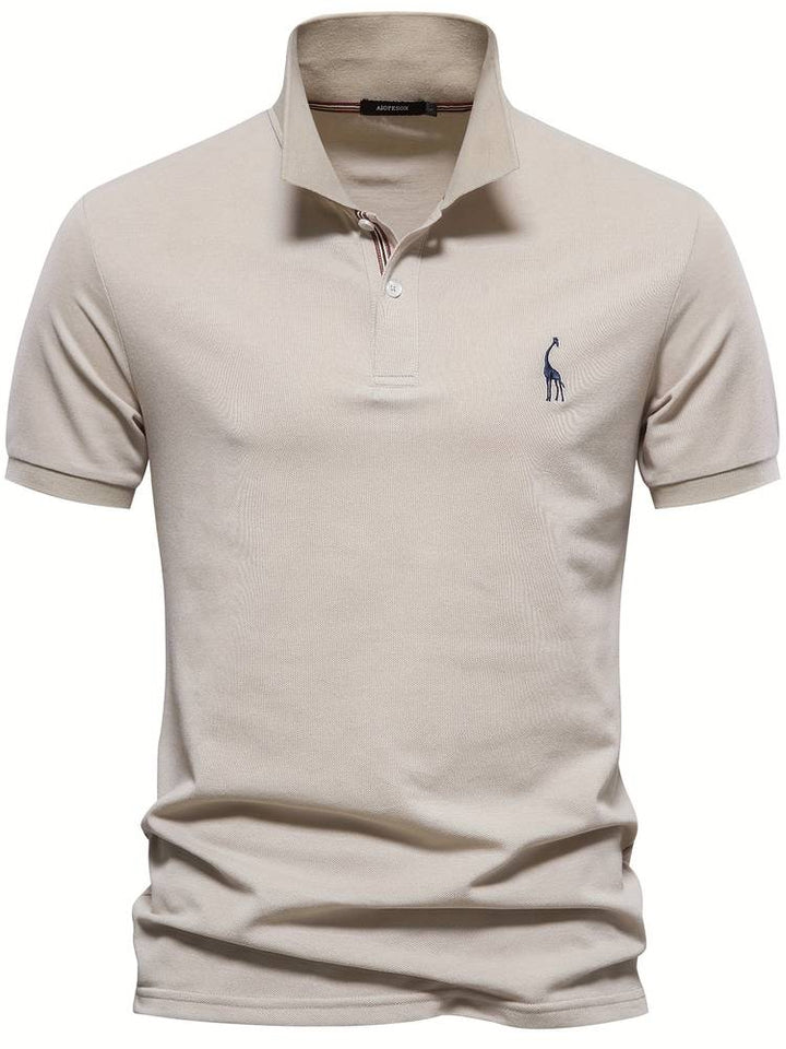 Noah | Slim Fit Klassisches Poloshirt mit sportlichem Kragen-Detail 5
