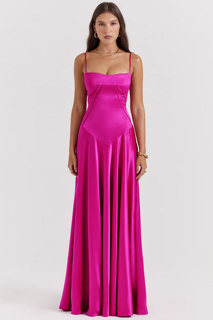 Ariana | Maxikleid mit Spaghettiträgern
