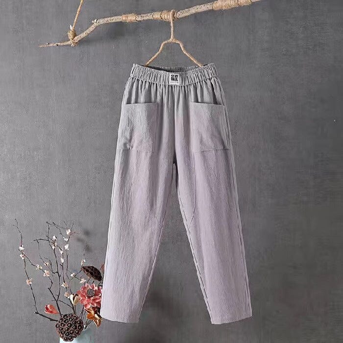 OLIVIA - Leinenmischhose 6