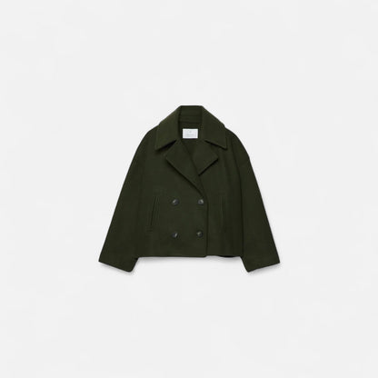 Old World | Minimalistische, taillierte Damenjacke – Moderne Struktur, mühelose Eleganz 5