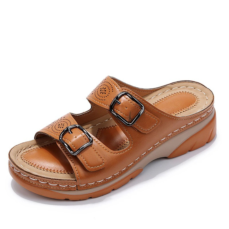 Agata | Damen-Orthopädische Sandalen mit Schnallen