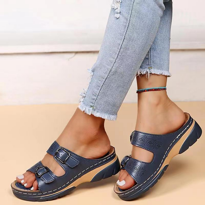 Agata | Damen-Orthopädische Sandalen mit Schnallen