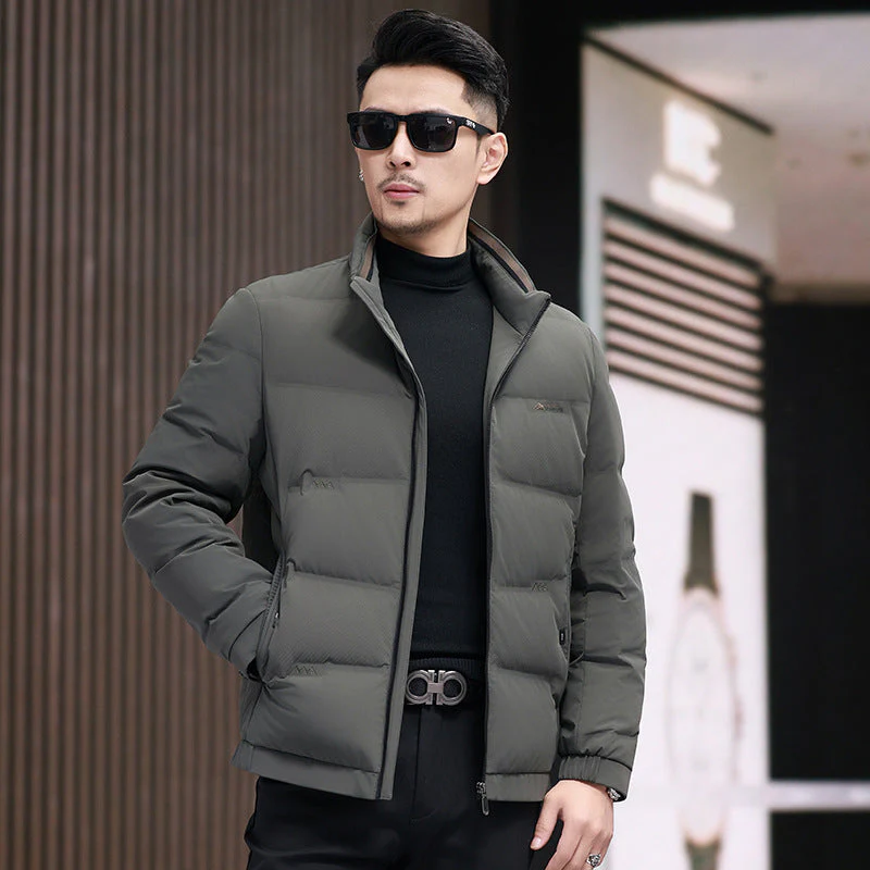 Pufferjacke für Herren – Regular Fit – Gesteppt, isoliert – Stehkragen – Leicht