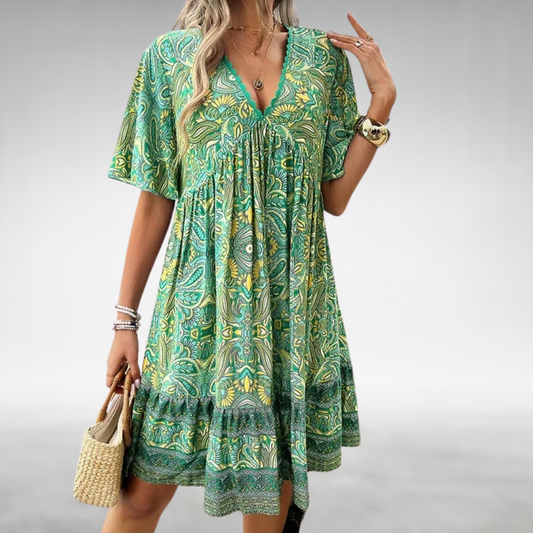 Quinley - Boho Swing Kleid 0