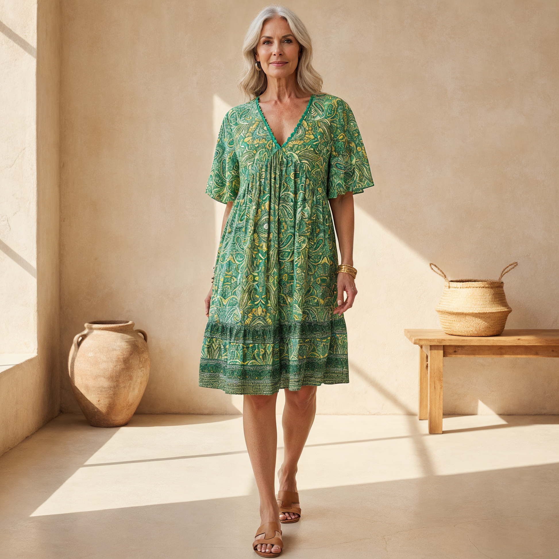 Quinley - Boho Swing Kleid 1