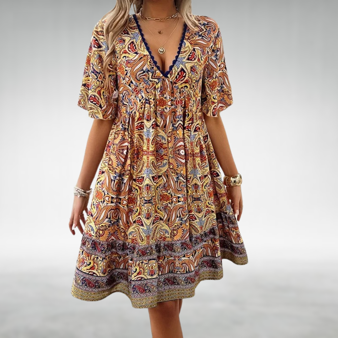 Quinley - Boho Swing Kleid 4