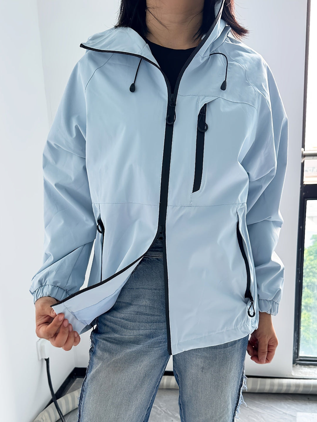 Regenjacke Damen Wasserdicht Atmungsaktiv | Outdoor-Aktivitäten für Damen