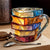 3 x Handmade 3D Reading Pleasure Mug