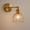 Retro-Wandleuchte | Tulpenförmiges Glasdesign | Elegante Beleuchtung 