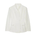 Damen zweiteiliges Set mit tailliertem Blazer und Hose mit geradem Bein | Betonte Taille