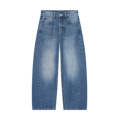 Women's High Waist Straight Leg Casual Pants | Loose Fit