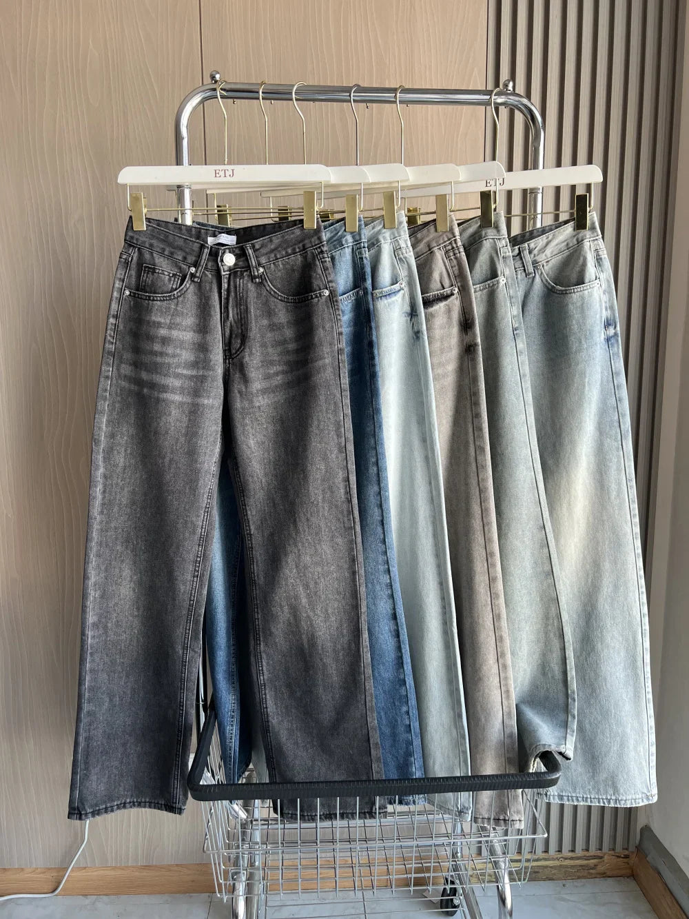 Women's High Waist Wide Leg Casual Pants | Straight Cut