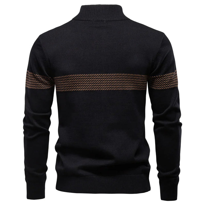 Herren Langarm Quarter-Zip Pullover | Smart Casual Kleidung