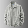 Herren Stehkragen Reißverschluss Jacke Langarm | Windjacke
