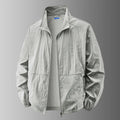 Herren Stehkragen Reißverschluss Jacke Langarm | Windjacke