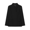 Damen zweiteiliges Set mit tailliertem Blazer und Hose mit geradem Bein | Betonte Taille
