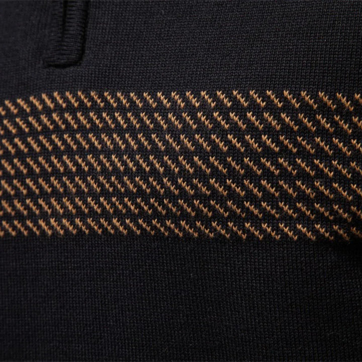 Herren Langarm Quarter-Zip Pullover | Smart Casual Kleidung