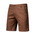 Herren Freizeit Shorts Mit Geradem Bein Und Knopfverschluss | Seiten Taschen