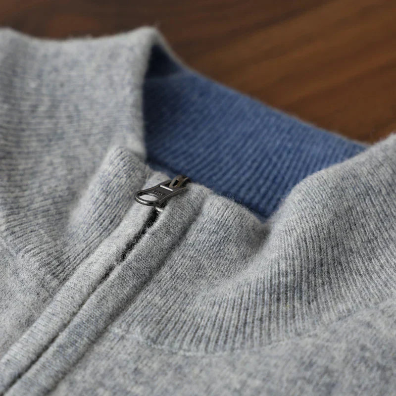 Pánský kardigan s dlouhým rukávem, otevřený | Styl casual