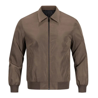 Veste homme à col avec fermeture éclair manches longues | Classique