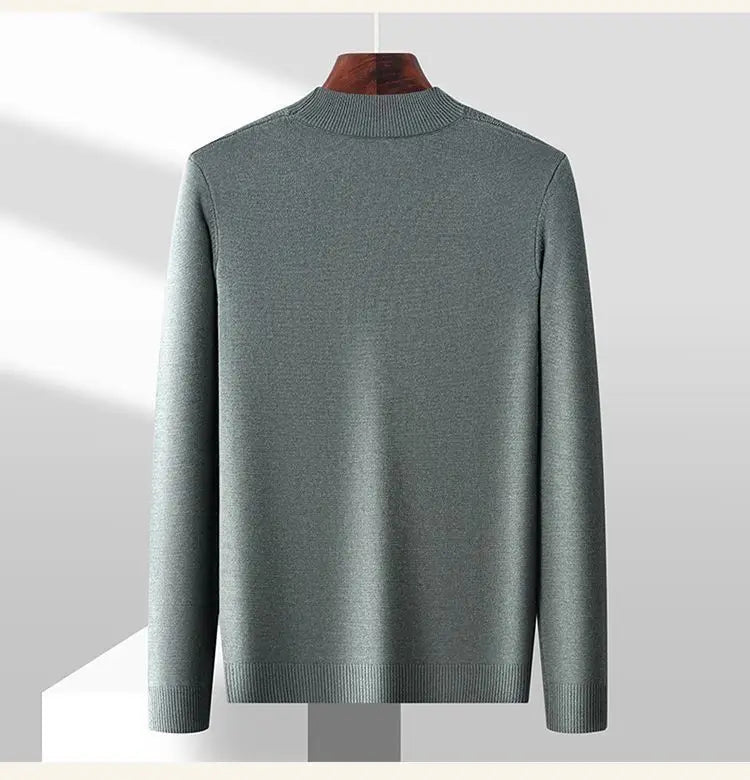 Herren Langarm Pullover Mit Strukturmuster | Klassischer Look