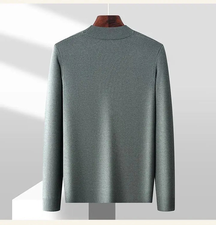 Herren Langarm Pullover Mit Strukturmuster | Klassischer Look