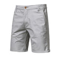 Herren Freizeit Shorts Mit Geradem Bein Und Knopfverschluss | Seiten Taschen