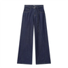 Women's High Waist Belt Wide Leg Pants | Straight Cut