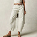 Damen Hosen mit hoher Taille und weitem Bein | Freizeit