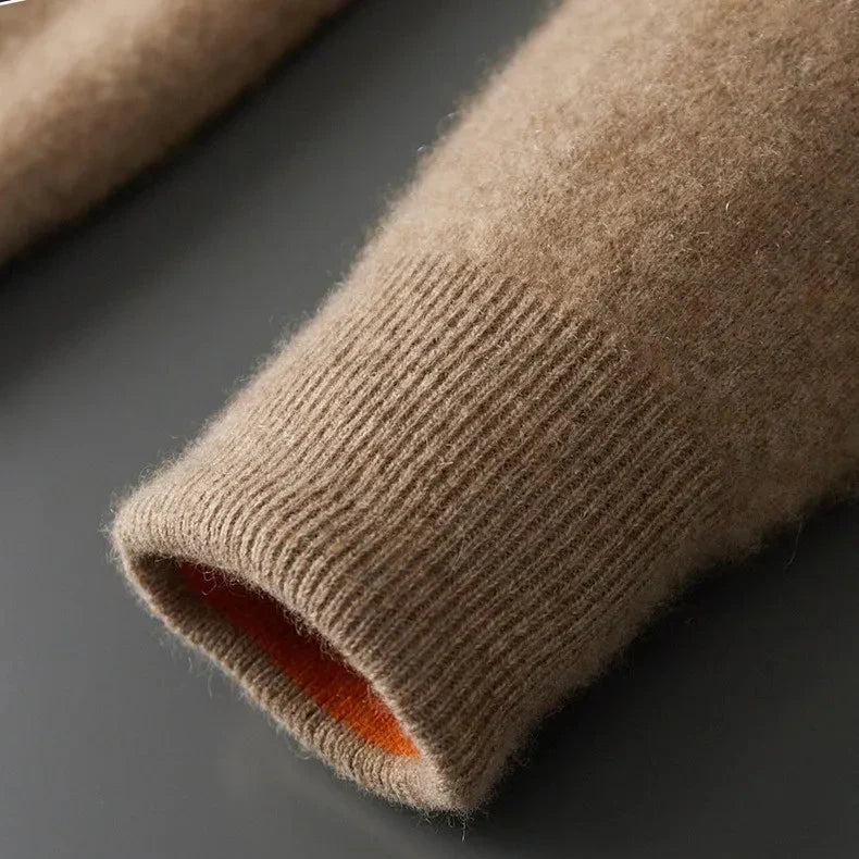 Herren Langarm Hoodie Mit Reißverschluss | Freizeitstil