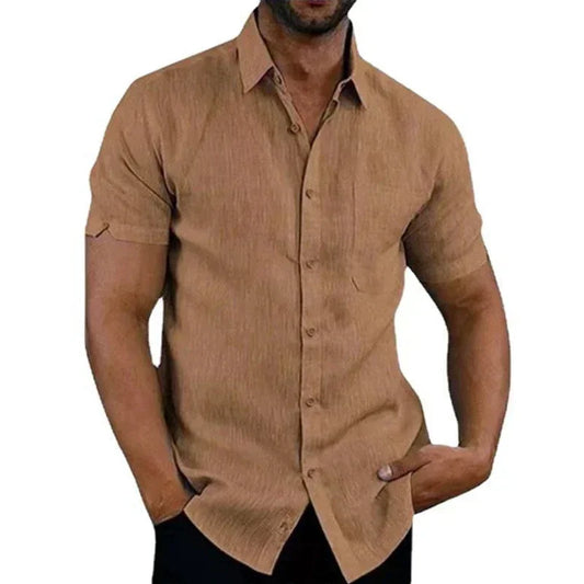 Camicia Uomo a Maniche Corte | Camicia Casual per l'Estate