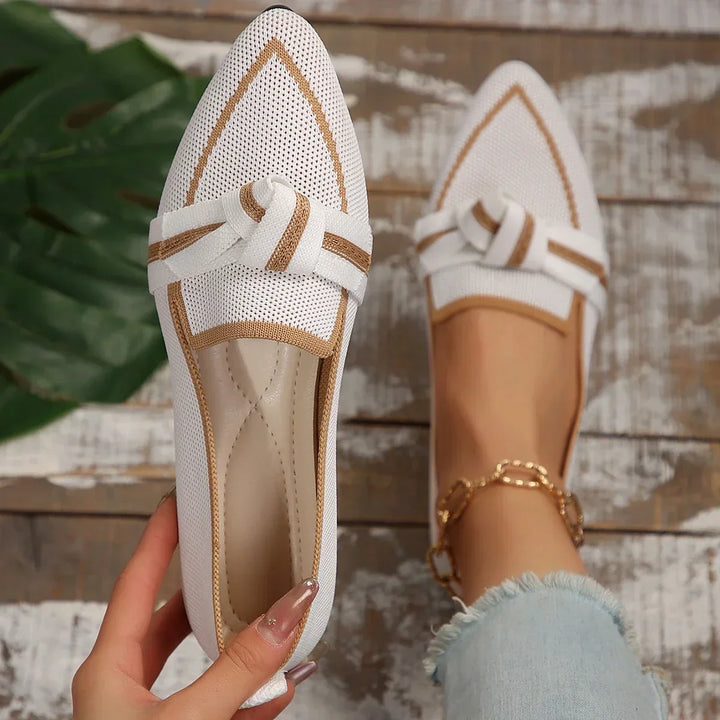 Mocasini slip-on damă cu vârf ascuțit | Minimalist