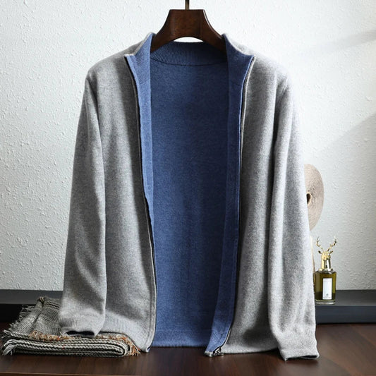 Men's Open Long Sleeve Cardigan | Casual Style