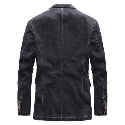 Men's blazer jacket with long sleeves and button closure | Smart casual style
