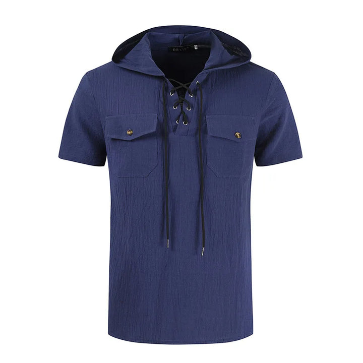 Chemise Homme à Nouer | Chemise à Manches Longues pour l'Été